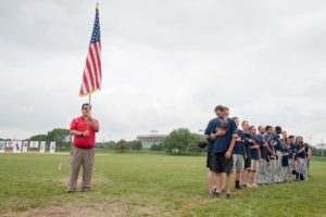 Renegades pre-game for the National Anthem