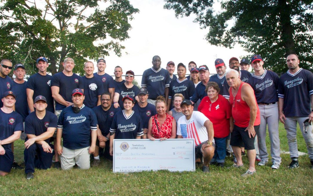 Renegades traveled to Tewksbury to play in a charitable game