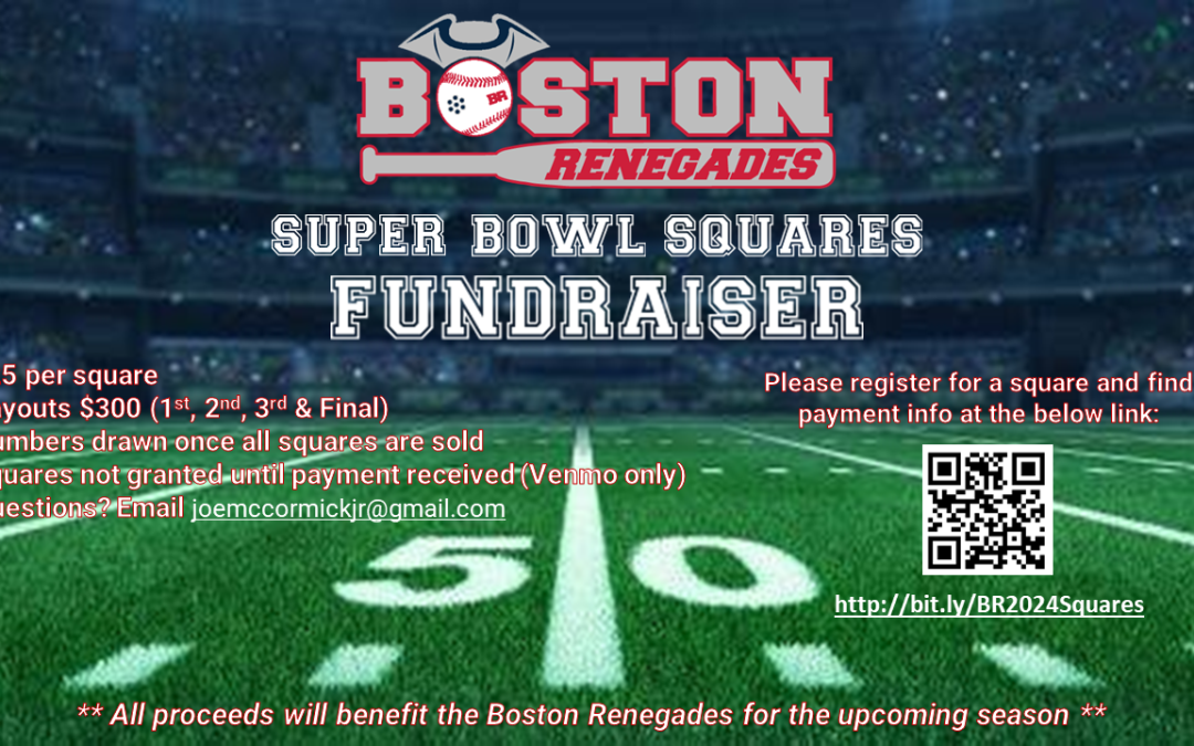 Support the Renegades and buy Superbowl Squares – 2025